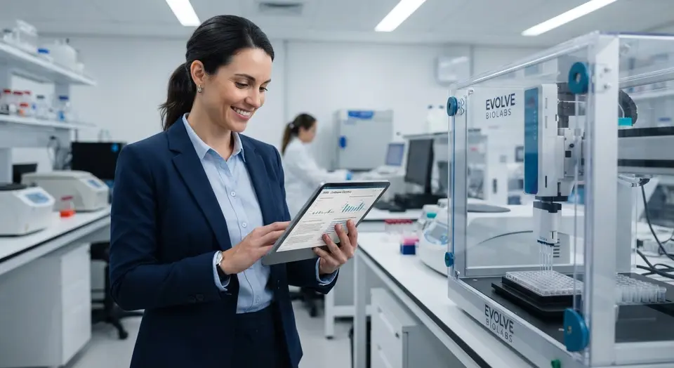 Consultor técnico da área de laboratórios em atendimento