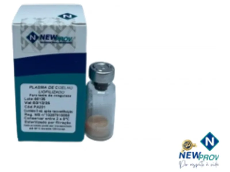 Plasma de coelho liofilizado (prova de coagulase) — Newprov